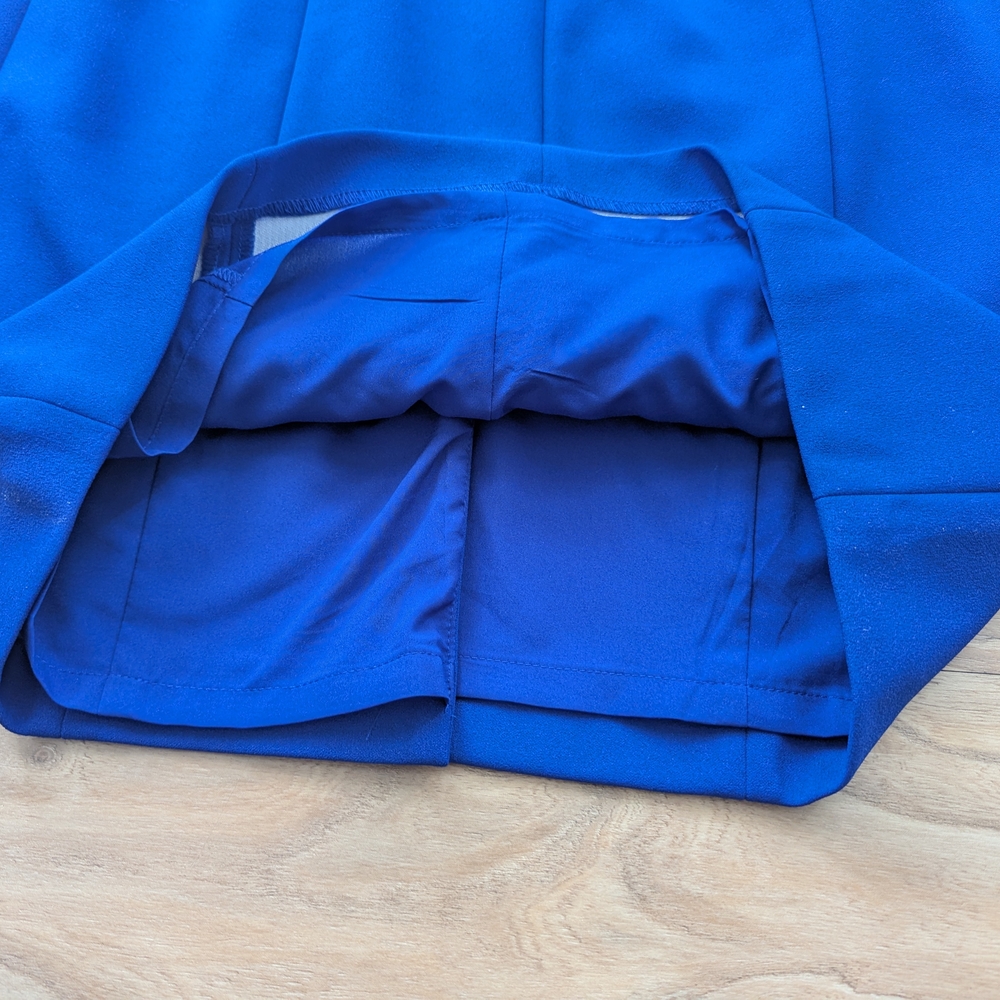 Blue Midi Cocktail Dress - Picture 6 of 8